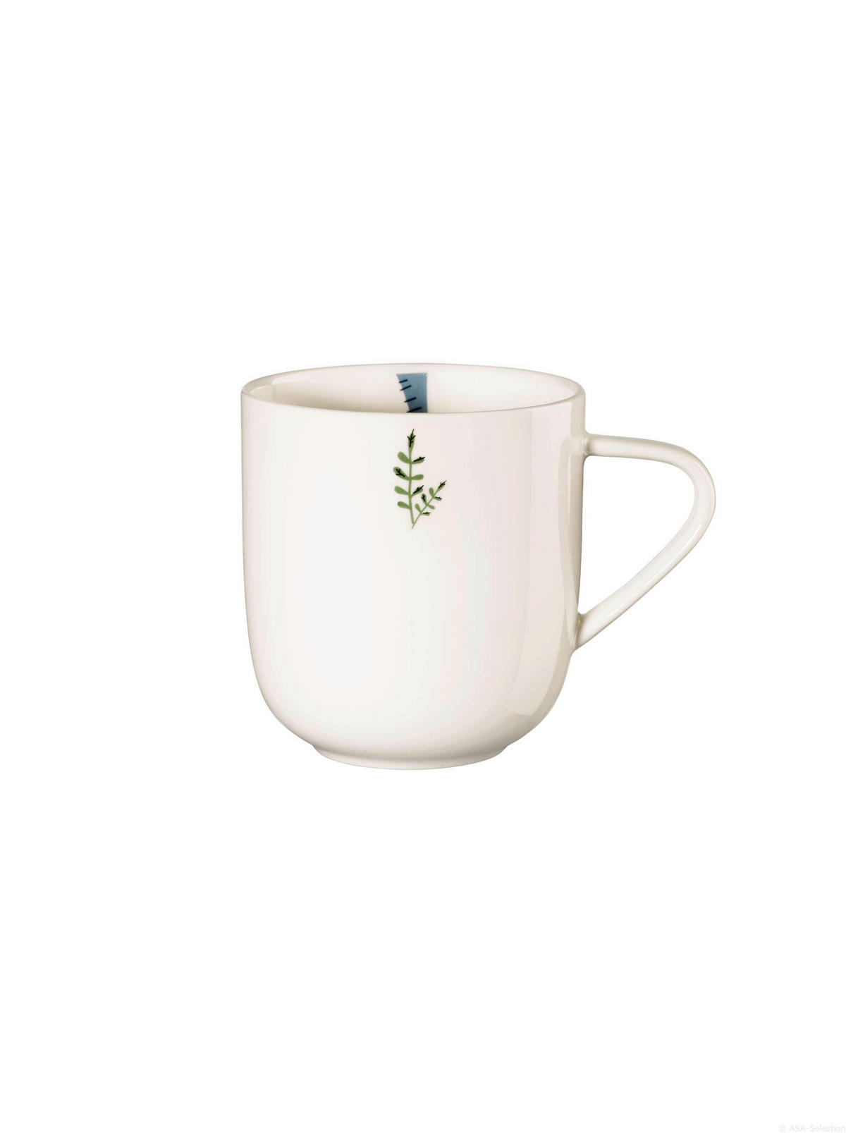 SADA DĚTSKÉHO NÁDOBÍ jemný kostní porcelán (fine bone china) keramika  - bílá/modrá, Basics, keramika - ASA