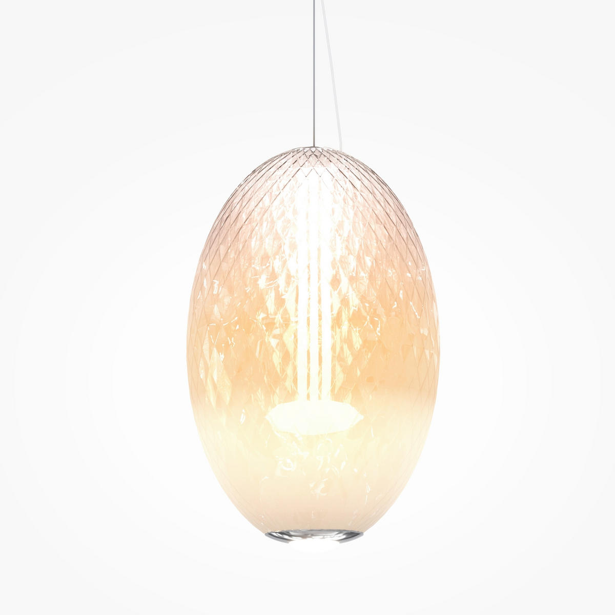 PENDELLEUCHTE Bruma 25/345 cm  - Chromfarben, Design, Metall (25/345cm) - MAYTONI