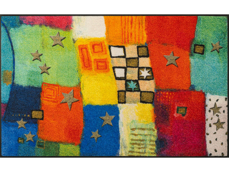 TRAVERSĂ - multicolor, Design, plastic/textil (75/120cm) - wash+dry