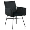 STOL stål sammet  - svart, Design, metall/textil (57/87/60cm) - Livetastic