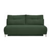 SCHLAFSOFA in Cord Grün  - Chromfarben/Grün, Modern, Textil/Metall (198/90/100cm) - Livetastic