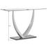 KONSOLE in Metall, Glas 120/77/40 cm - Silberfarben/Schwarz, Design, Glas/Metall (120/77/40cm) - Xora KONSOLE in Metall, Glas 120/77/40 cm - Silberfarben/Schwarz, Design, Glas/Metall (120/77/40cm) - Xora