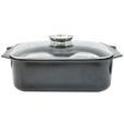 BRÄTER 6 L  - Klar/Edelstahlfarben, Basics, Glas/Metall (33/21,5/11cm) - Homeware Profession.