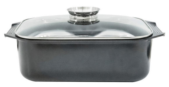 BRÄTER 6 L  - Klar/Edelstahlfarben, Basics, Glas/Metall (33/21,5/11cm) - Homeware Profession.