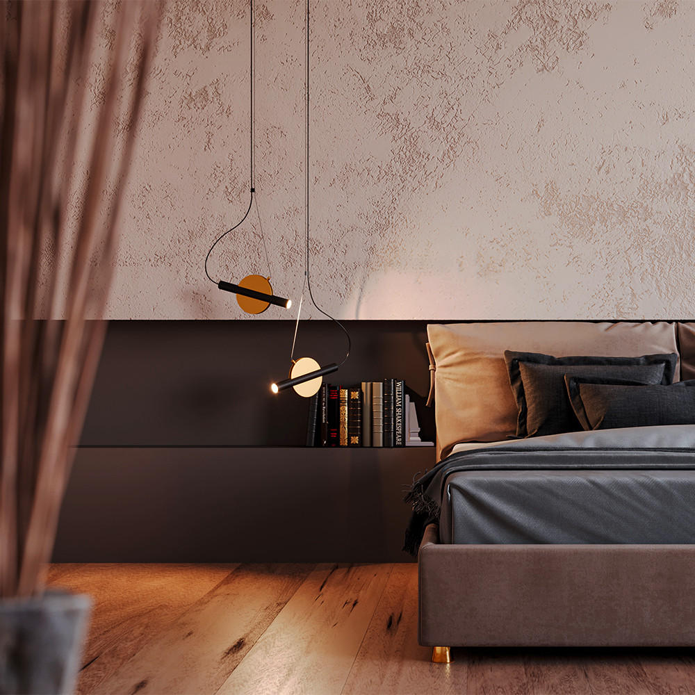 PENDELLEUCHTE 30/6/220 cm    - Messingfarben, Trend, Metall (30/6/220cm) - MAYTONI