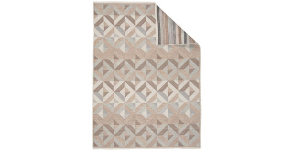 FLACHWEBETEPPICH 160/230 cm Olivia  - Beige/Grau, LIFESTYLE, Textil (160/230cm) - Novel