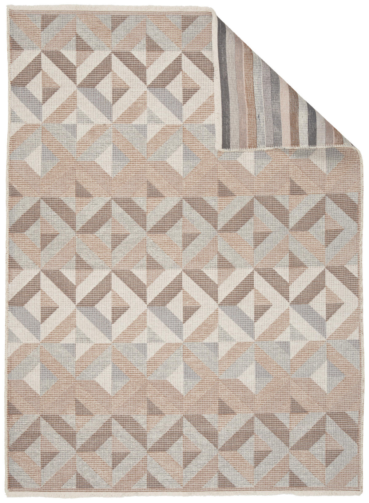 SÍKSZÖVÖTT SZŐNYEG  Olivia  - bézs/szürke, Lifestyle, textil (80/150cm) - Novel