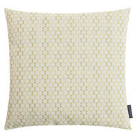 OUTDOOR-KISSENHÜLLE in  Graphik  - Creme/Hellgrün, Basics, Textil (50/50cm)