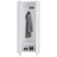 GARDEROBENSCHRANK 80/180/34 cm  - Weiß, Design, Holzwerkstoff (80/180/34cm) - Hom`in