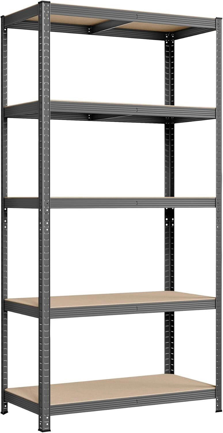 SCHWERLASTREGAL 100/200/50 cm  - Naturfarben/Grau, Basics, Holzwerkstoff/Metall (100/200/50cm)