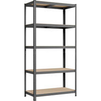 SCHWERLASTREGAL 100/200/50 cm  - Naturfarben/Grau, Basics, Holzwerkstoff/Metall (100/200/50cm)