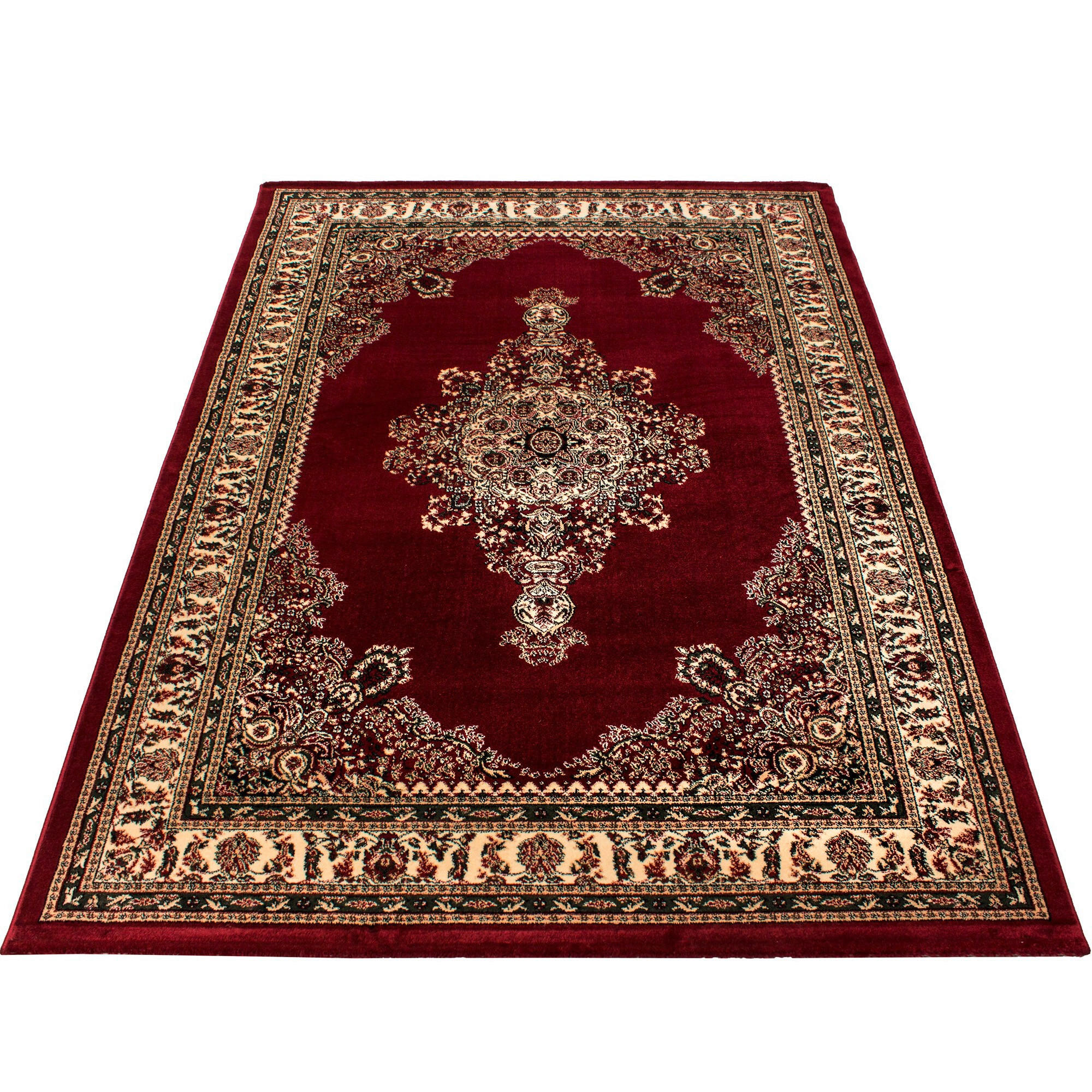 VÄVD MATTA 240/340 cm Marrakesh  - röd/multicolor, Klassisk, textil (240/340cm) - Novel