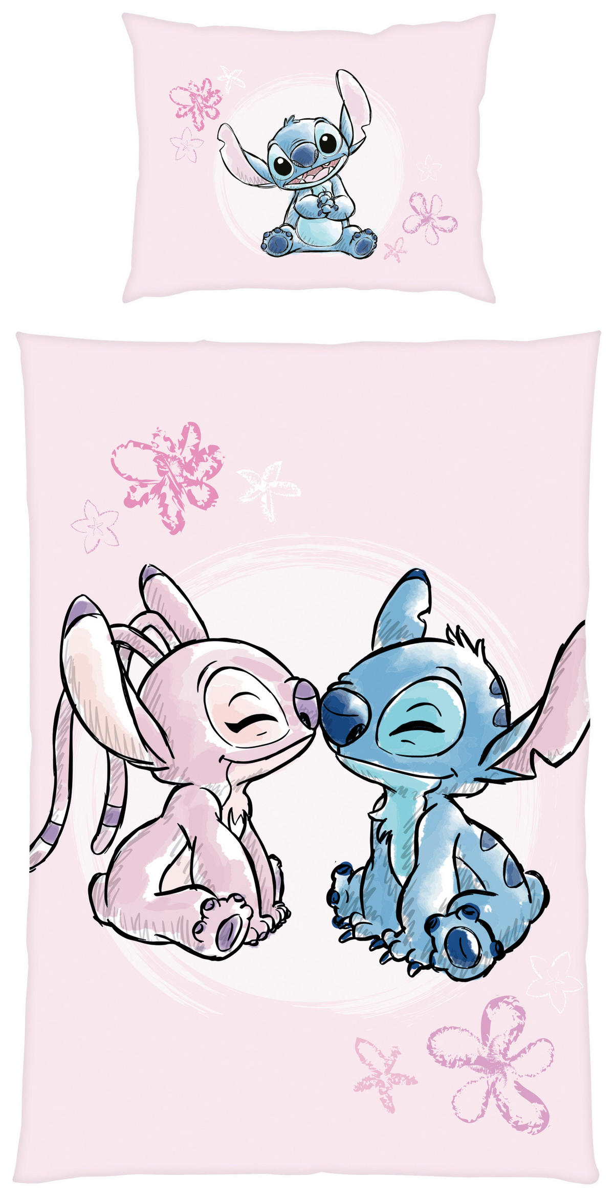 BETTWÄSCHE Disney Stitch Renforcé 140/200 cm  - Multicolor, Basics, Textil (140/200cm) - Herding