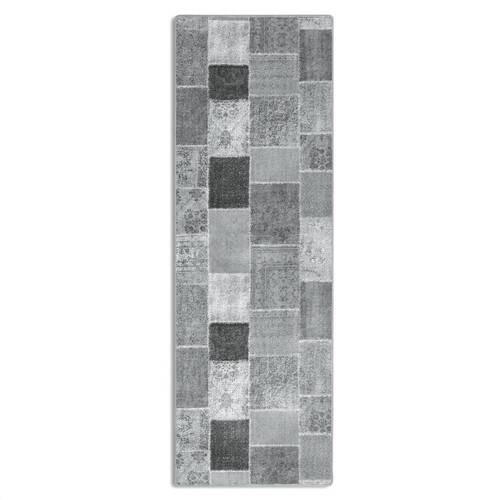 LÄUFER 80/600 cm Grau  - Grau, Design, Kunststoff/Textil (80/600cm) - Novel