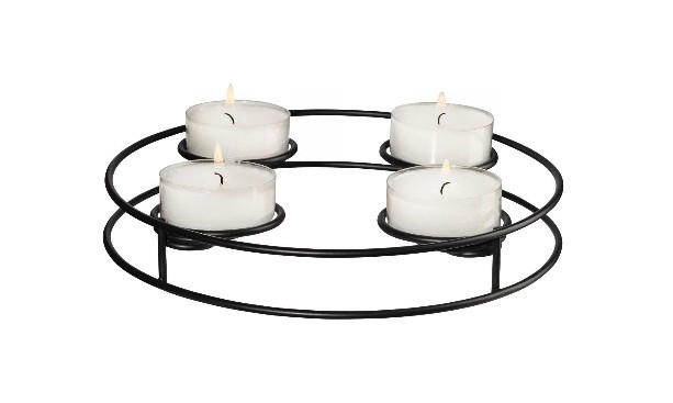 ASA Kerzenhalter xmas candel holder Schwarz 3.6 cm