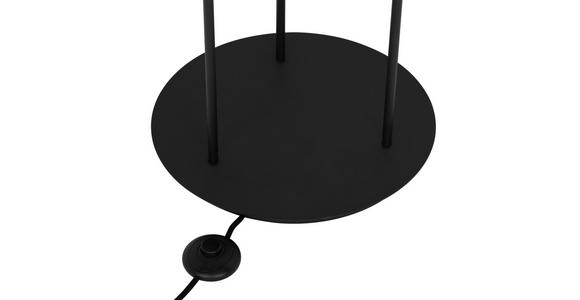 STEHLEUCHTE 37/163 cm - Schwarz, Design, Glas/Metall (37/163cm) - Dieter Knoll