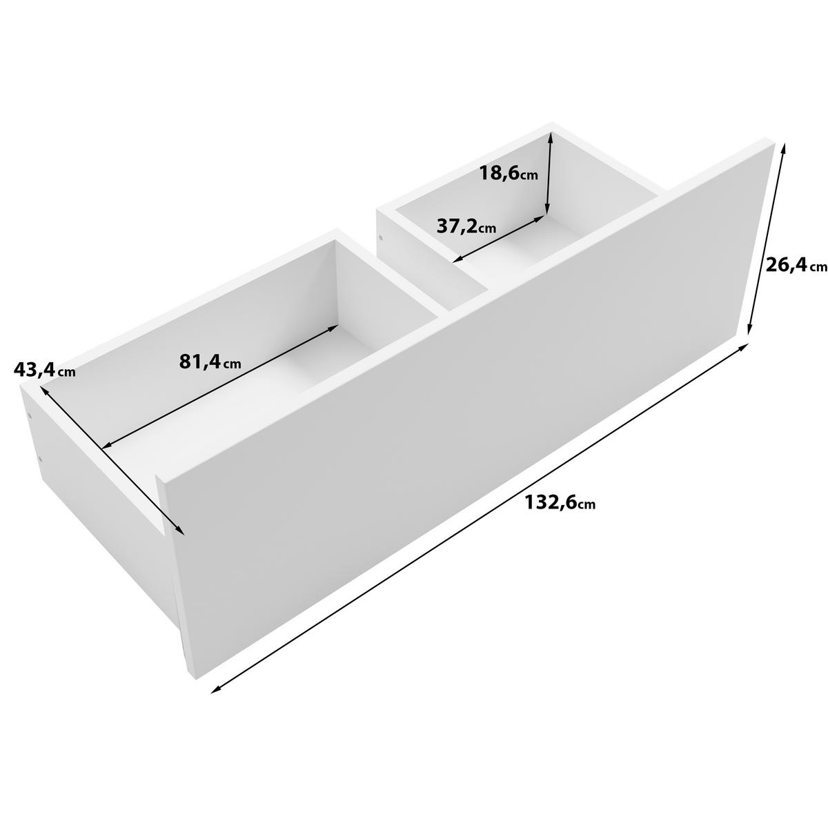 KLEIDERSCHRANK Beige, Kaschmir  - Kaschmir/Beige, Konventionell, Holzwerkstoff/Metall (134,5/192,9/51cm) - MID.YOU
