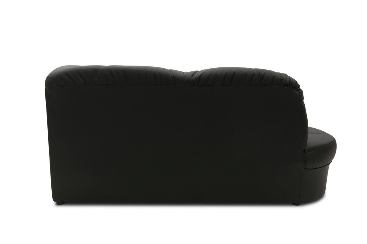 Freisteller von MID.YOU ECKSOFA Schwarz Lederlook.