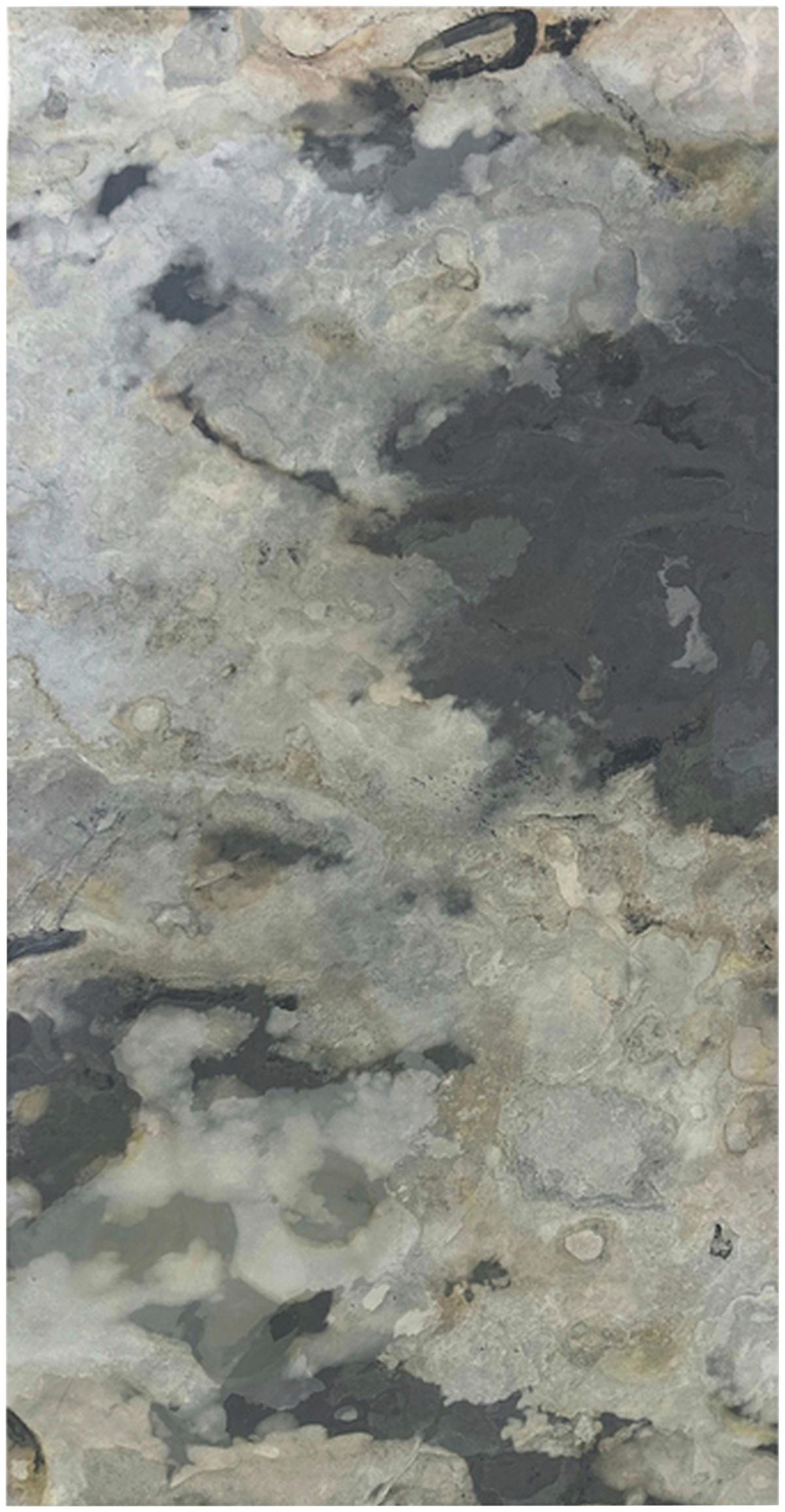 AKUSTICKÝ PANEL velikost: 52/104/0.7 cm - šedá, Moderní, textil/kámen (52/104/0.7cm) - Jangal