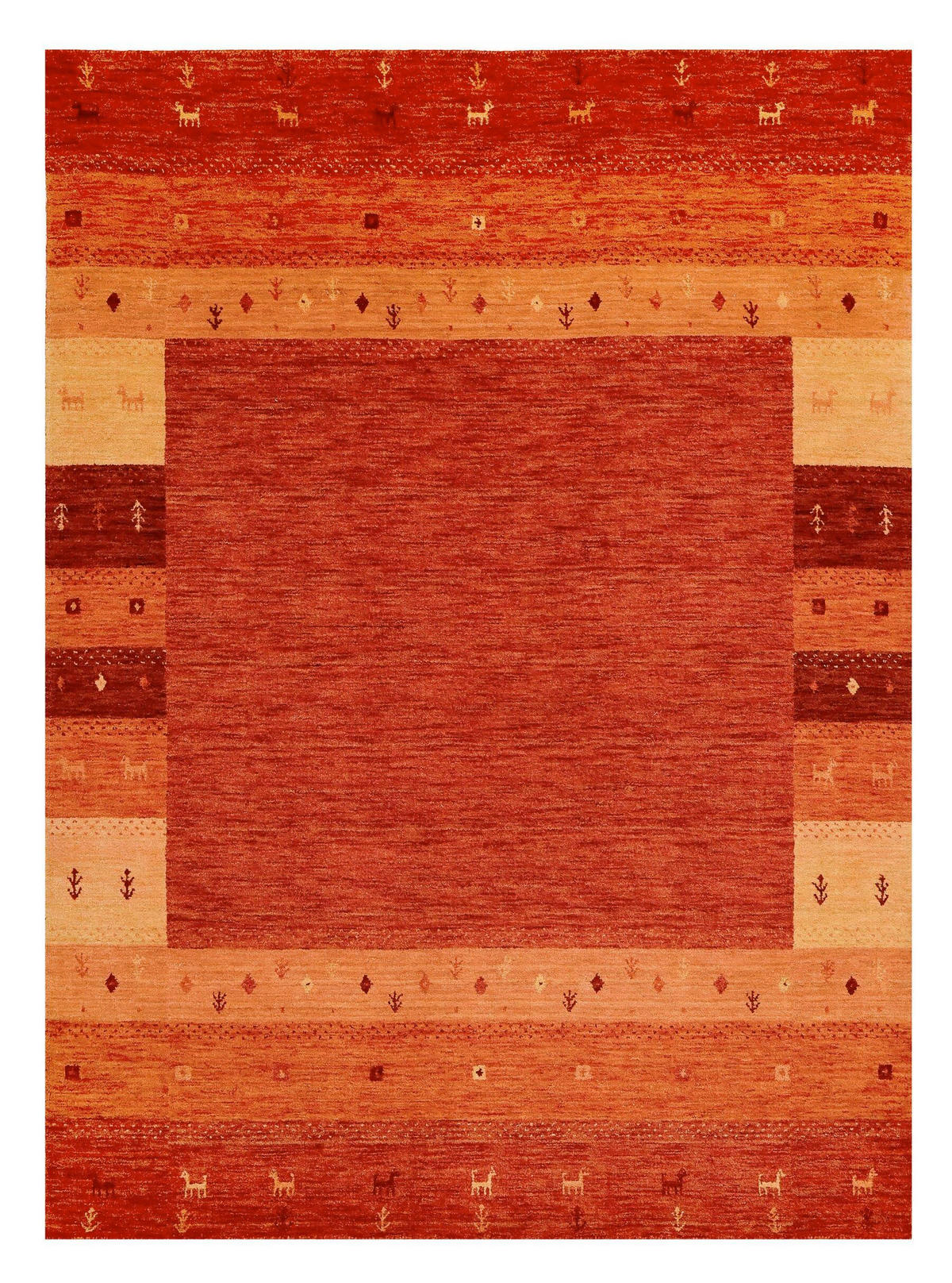 ORIENTTEPPICH 70/140 cm Transcendence Multicolor, Rot  - Rot/Multicolor, KONVENTIONELL, Textil (70/140cm) - Cazaris