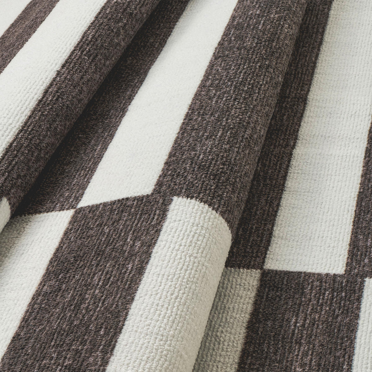 LÄUFER 80/250 cm MESIO STRIDER  - Grauweiß/Schwarz, Design, Kunststoff/Textil (80/250cm) - Lindorug