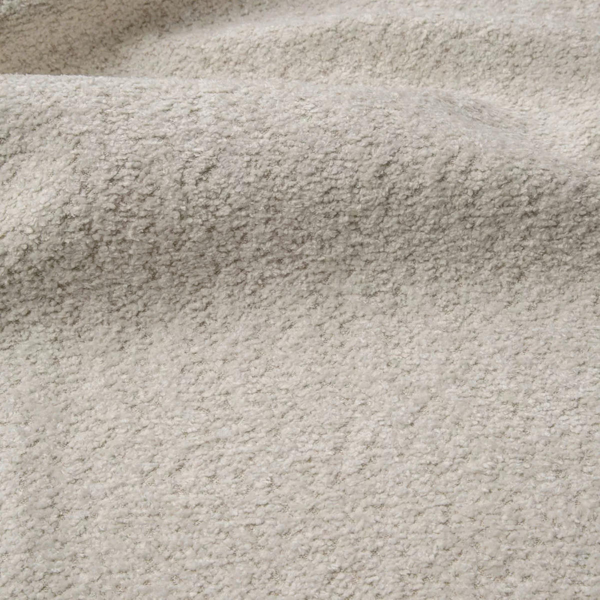 SCHLAFSOFA BRAZIL SOFA in Bouclé Creme  - Creme/Schwarz, Design, Textil (248/92/110cm) - MID.YOU