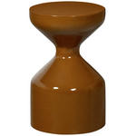 BEISTELLTISCH 30/47/30 cm Floyd Dunkelorange rund  - Dunkelorange, Design, Metall (30/47/30cm) - Carryhome