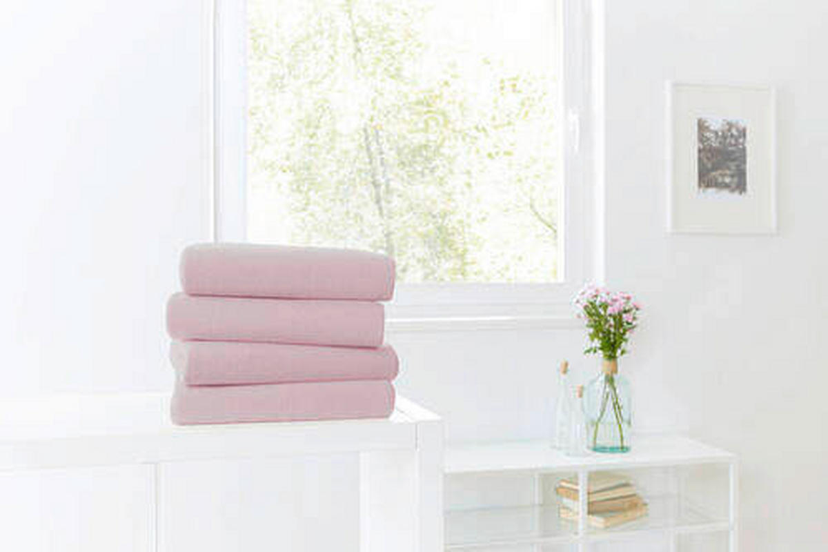 SPANNBETTTUCH Frottee 100/200 cm  - Mauve, Basics, Textil (100/200cm)