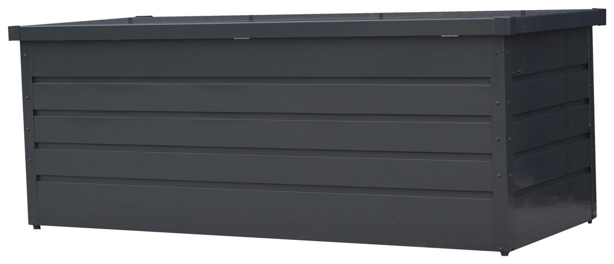 KISSENBOX 165/63/71 cm  - Anthrazit, MODERN, Metall (165/63/71cm) - Beldano