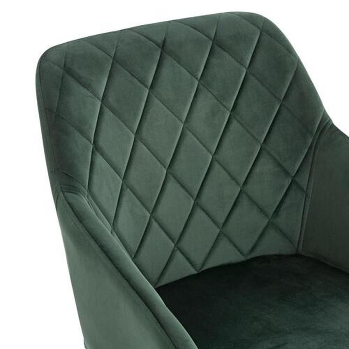 STOLICA S NASLONOM ZA RUKE  crna, tamno zelena  drvo, metal, tekstil      - tamno zelena/crna, Trend, drvo/metal (54/86/60cm) - Livetastic
