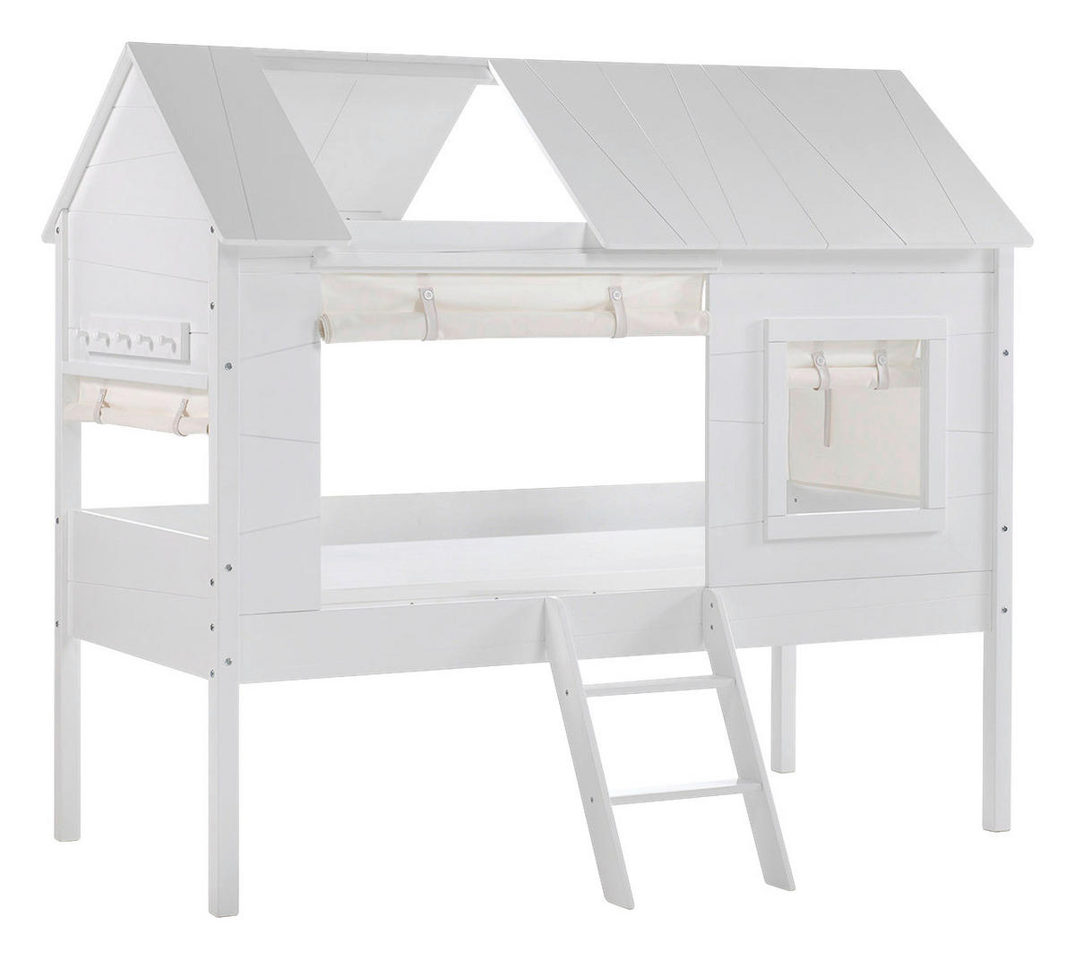HAUSBETT 90/200 cm  - Weiß, KONVENTIONELL (90/200cm) - MID.YOU
