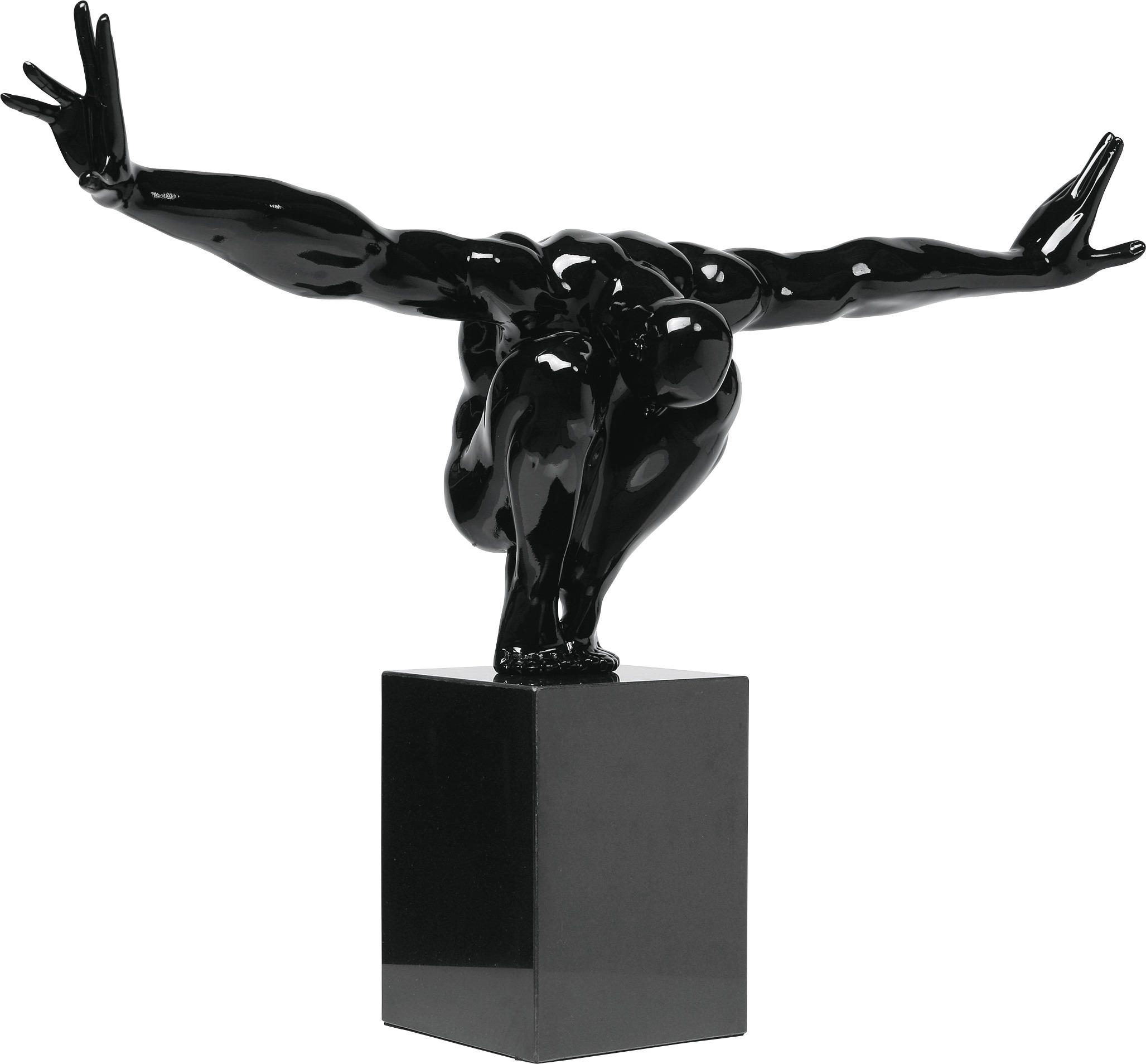 SKULPTUR - Schwarz, Design, Kunststoff/Stein (75/52/23cm) - Kare-Design