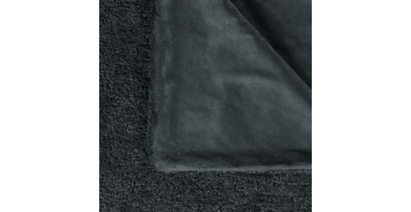 KUSCHELDECKE 150/200 cm  - Anthrazit, KONVENTIONELL, Textil (150/200cm) - Novel