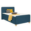 BOXBETT 120/200 cm  in Blau  - Blau/Eichefarben, Design, Holz/Holzwerkstoff (120/200cm) - Moderano