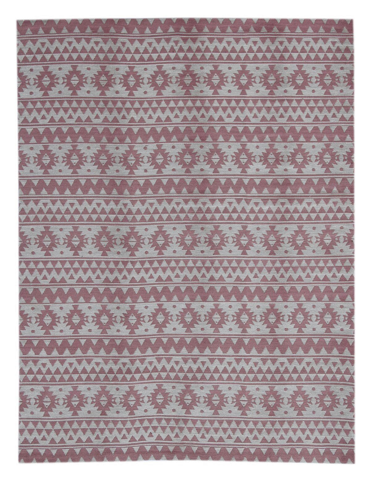 FLACHWEBETEPPICH 160/230 cm Pink  - Pink, Design, Textil (160/230cm) - Novel