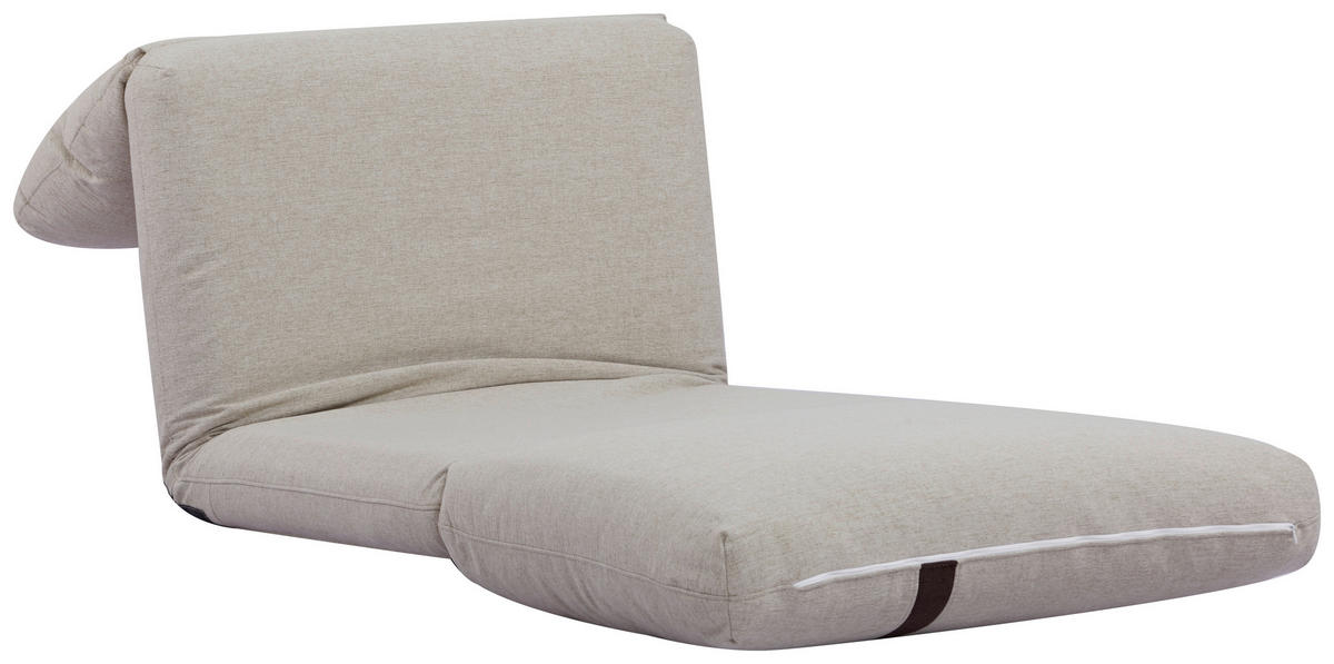 SCHLAFSESSEL  in Webstoff Dunkelbraun, Beige  - Dunkelbraun/Beige, Design, Textil (78/58/82cm) - Livetastic