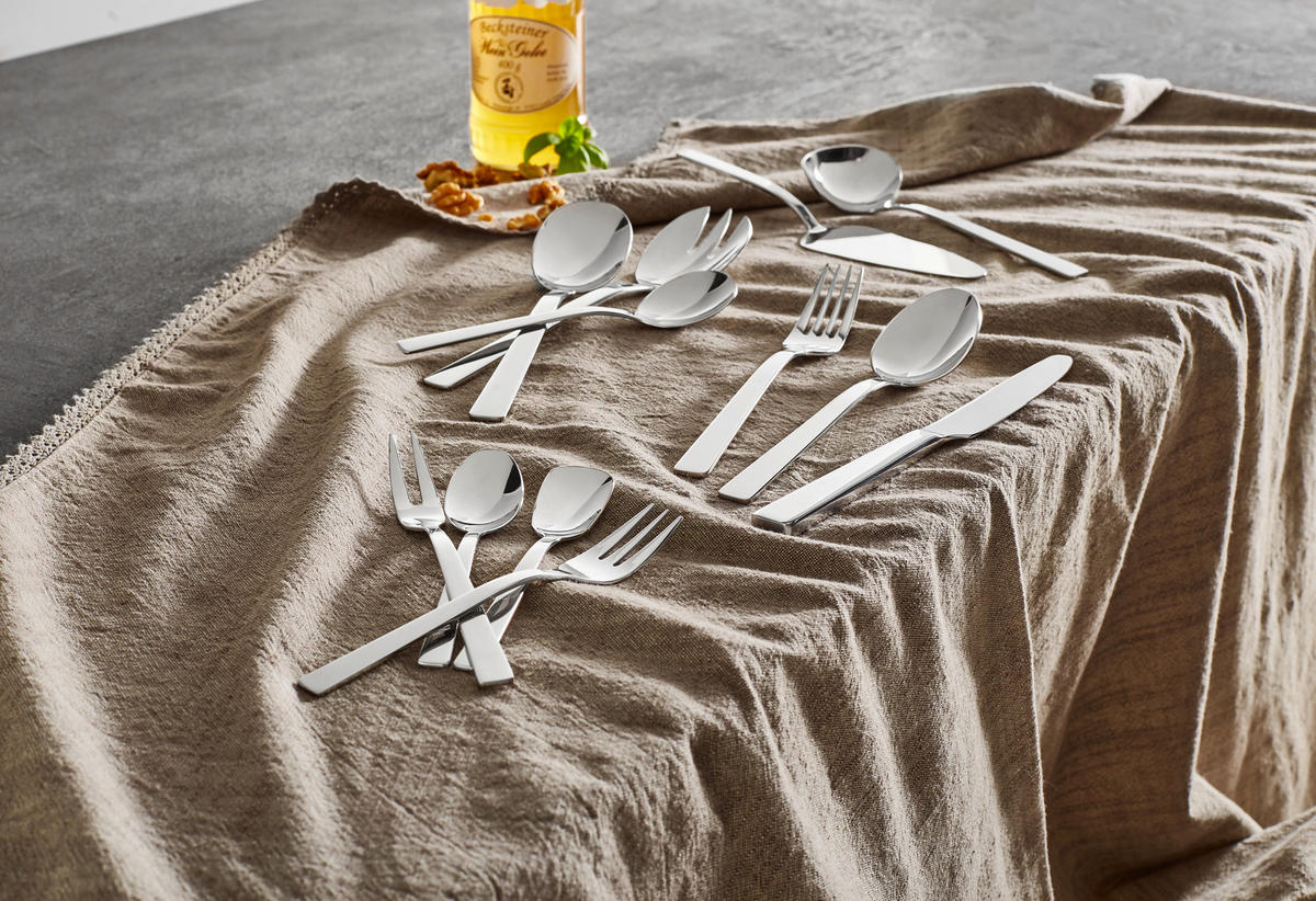 BESTECKSET  100-teilig  - Silberfarben, Basics, Metall (37,5/17,0/49,5cm) - Zwilling