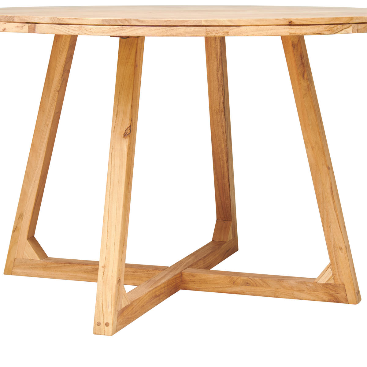 ESSTISCH in Holz  - Akaziefarben, MODERN, Holz (120/76/120cm) - MID.YOU