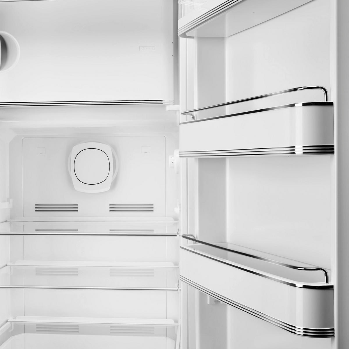 KÜHLSCHRANK 60,1/150/78,8 cm FAB28RDBLM5  - Schwarz, Basics, Glas/Metall (60,1/150/78,8cm) - SMEG