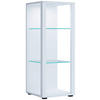 VITRINE in Weiß  - Schwarz/Weiß, MODERN, Glas/Holzwerkstoff (35/90/35cm) - MID.YOU