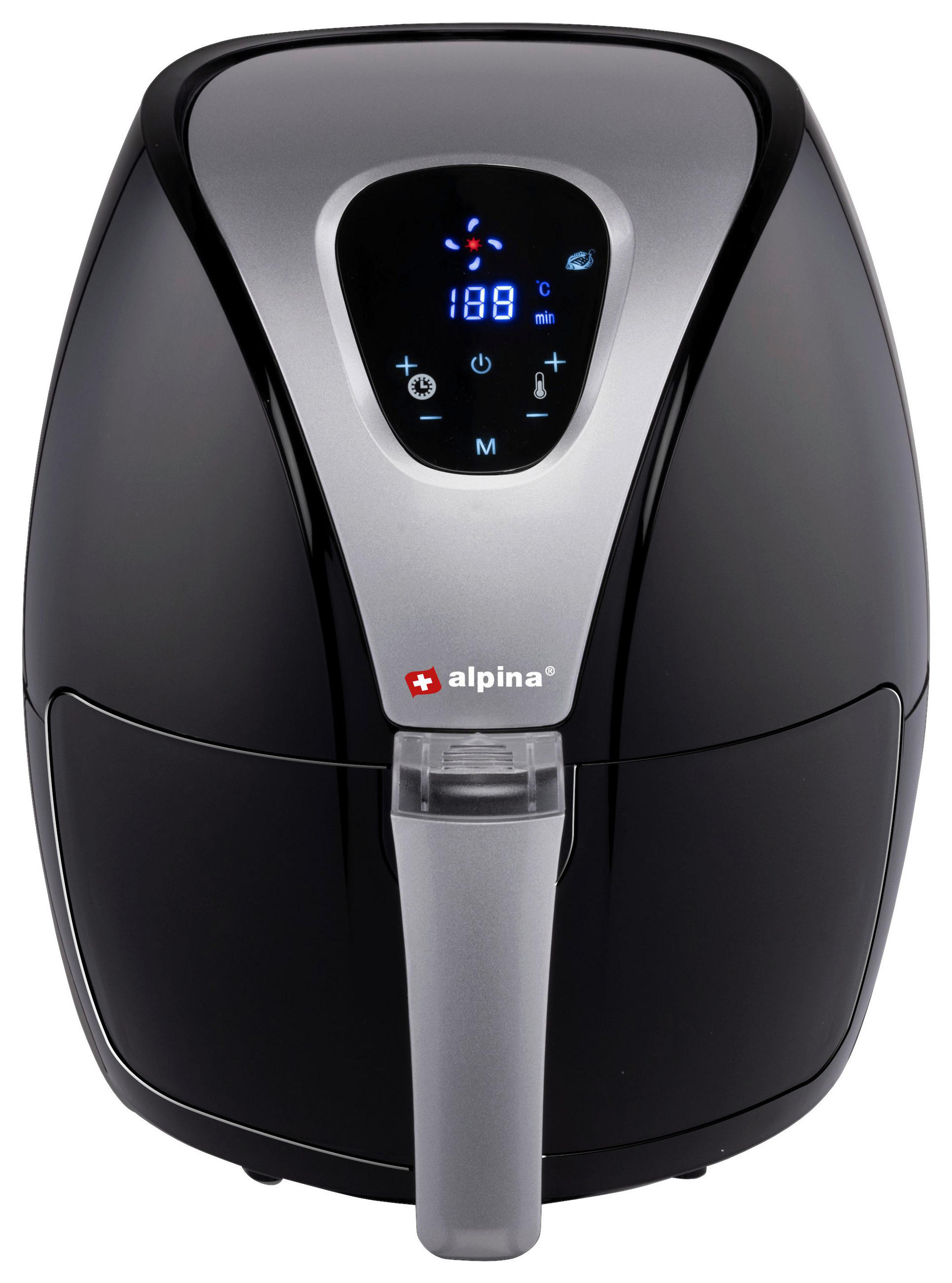 AIRFRYER  - svart, Klassisk, plast (30/30/39.5cm) - Alpina 6287