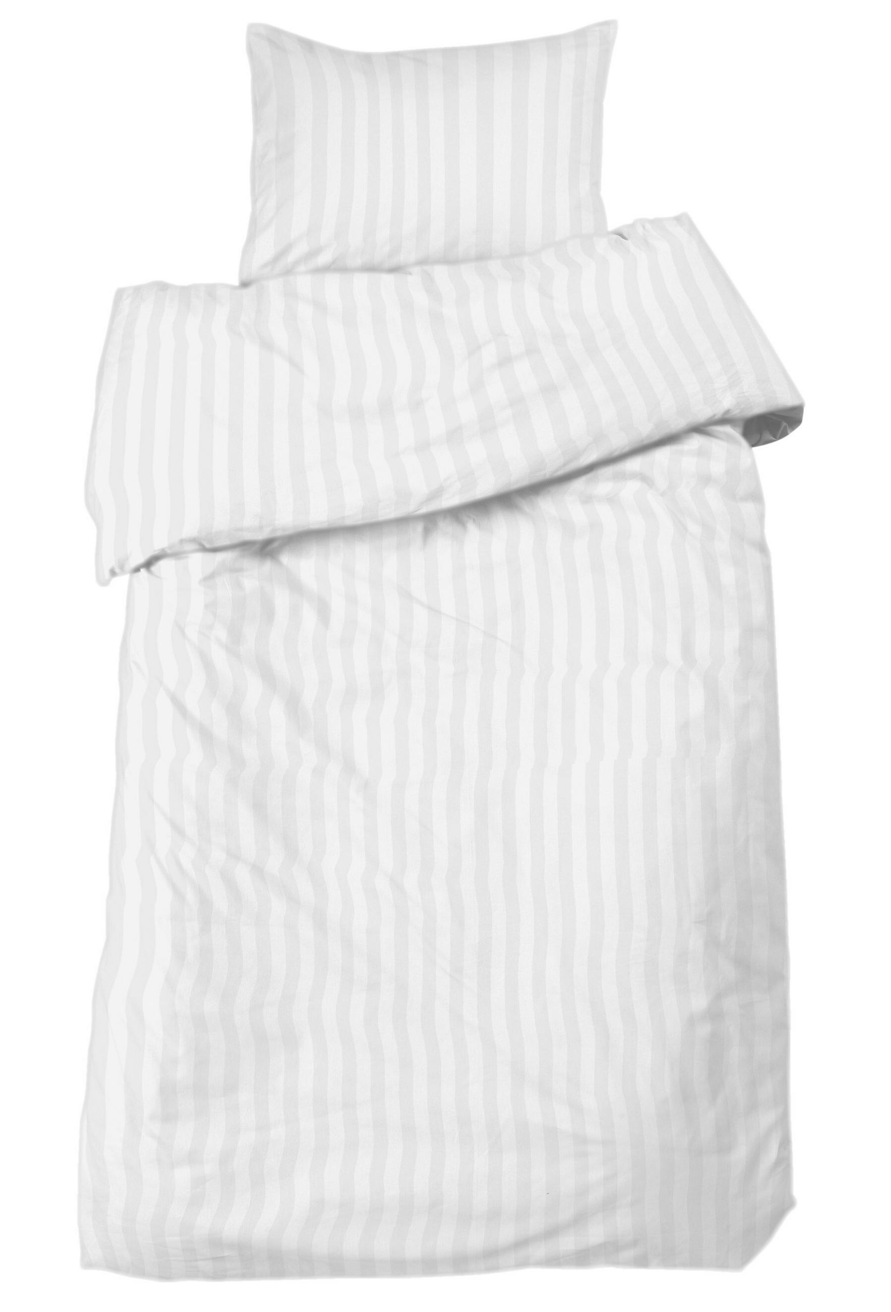 PÅSLAKANSET satin 150/210 cm - vit, Basics, textil (150/210cm)