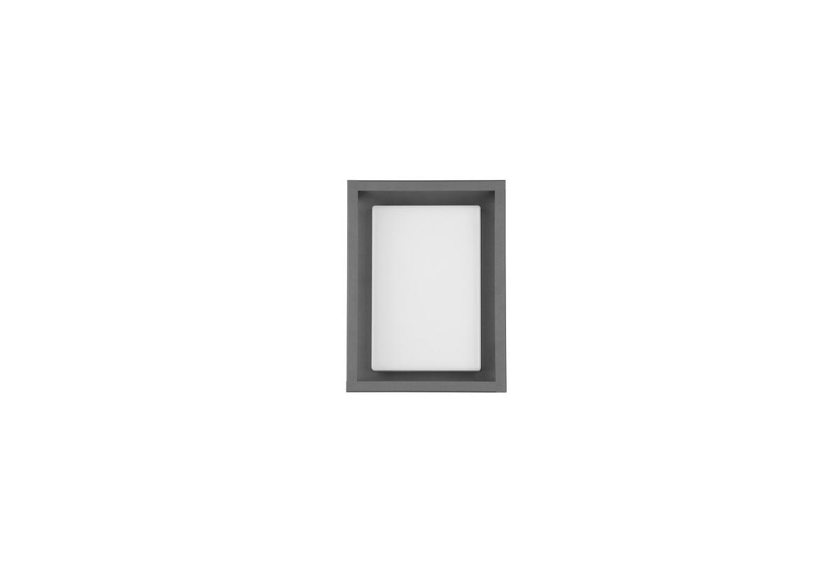 AUßENWANDLEUCHTE 18/24/5 cm   - Klar/Anthrazit, Basics, Kunststoff/Metall (18/24/5cm)
