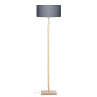 STOJACÍ LAMPA, 47/167 cm  - tmavě šedá/přírodní barvy, Trend (47/167cm) - Good & Mojo