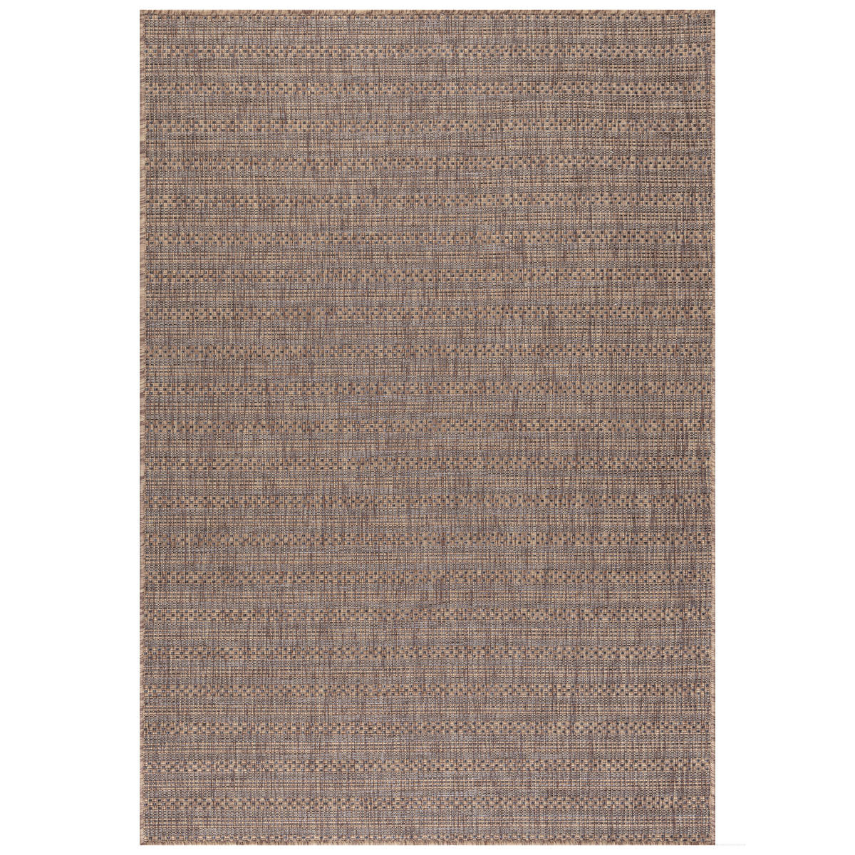 PREPROGA ZA ZUNANJO UPORABO  Zagora     80/150 cm    tkano  rjava, črna  - črna/rjava, Basics, tekstil (80/150cm) - Novel