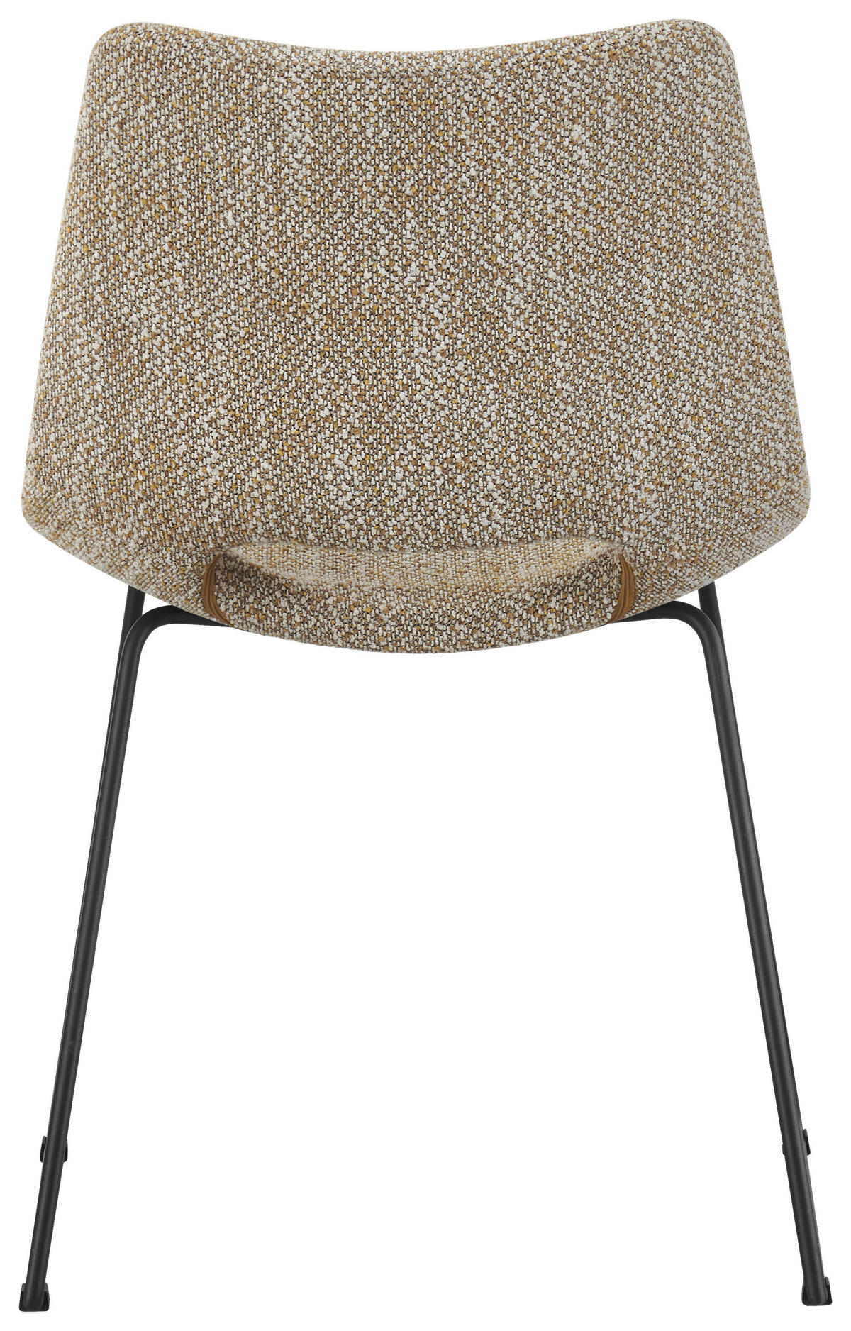 STUHL - Gelb/Schwarz, Design, Textil/Metall (48/79/56cm) - Stylife