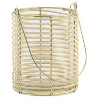 TEELICHTHALTER  - Naturfarben, Trend, Naturmaterialien/Glas (10/13cm) - Light & Living