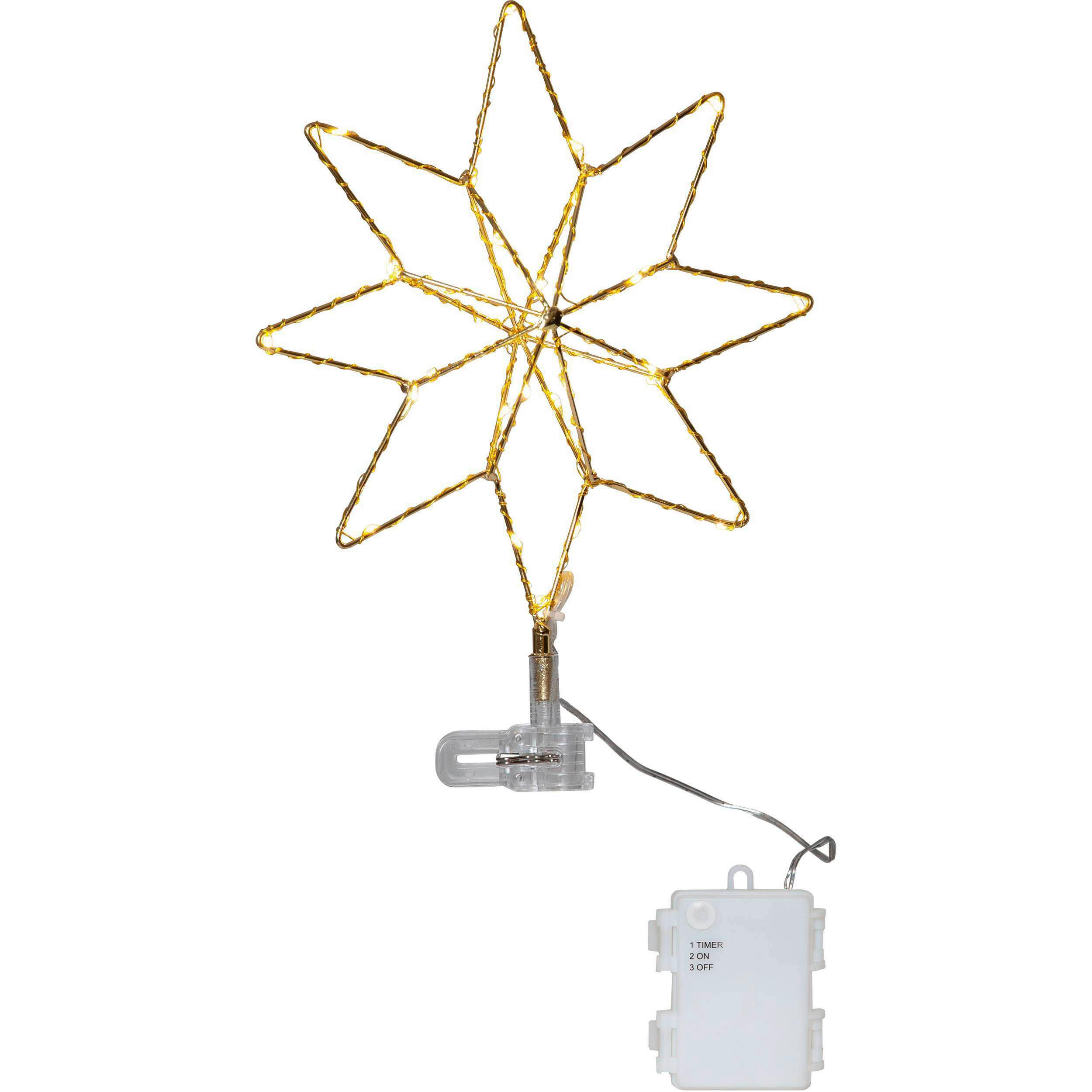 LED-DEKOLEUCHTE  - Transparent/Goldfarben, Basics, Kunststoff/Metall (23/6/30cm) - Eglo