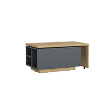 COUCHTISCH rechteckig Anthrazit, Eichefarben  - Eichefarben/Anthrazit, Design, Holzwerkstoff (95/43,5/54cm) - Livetastic