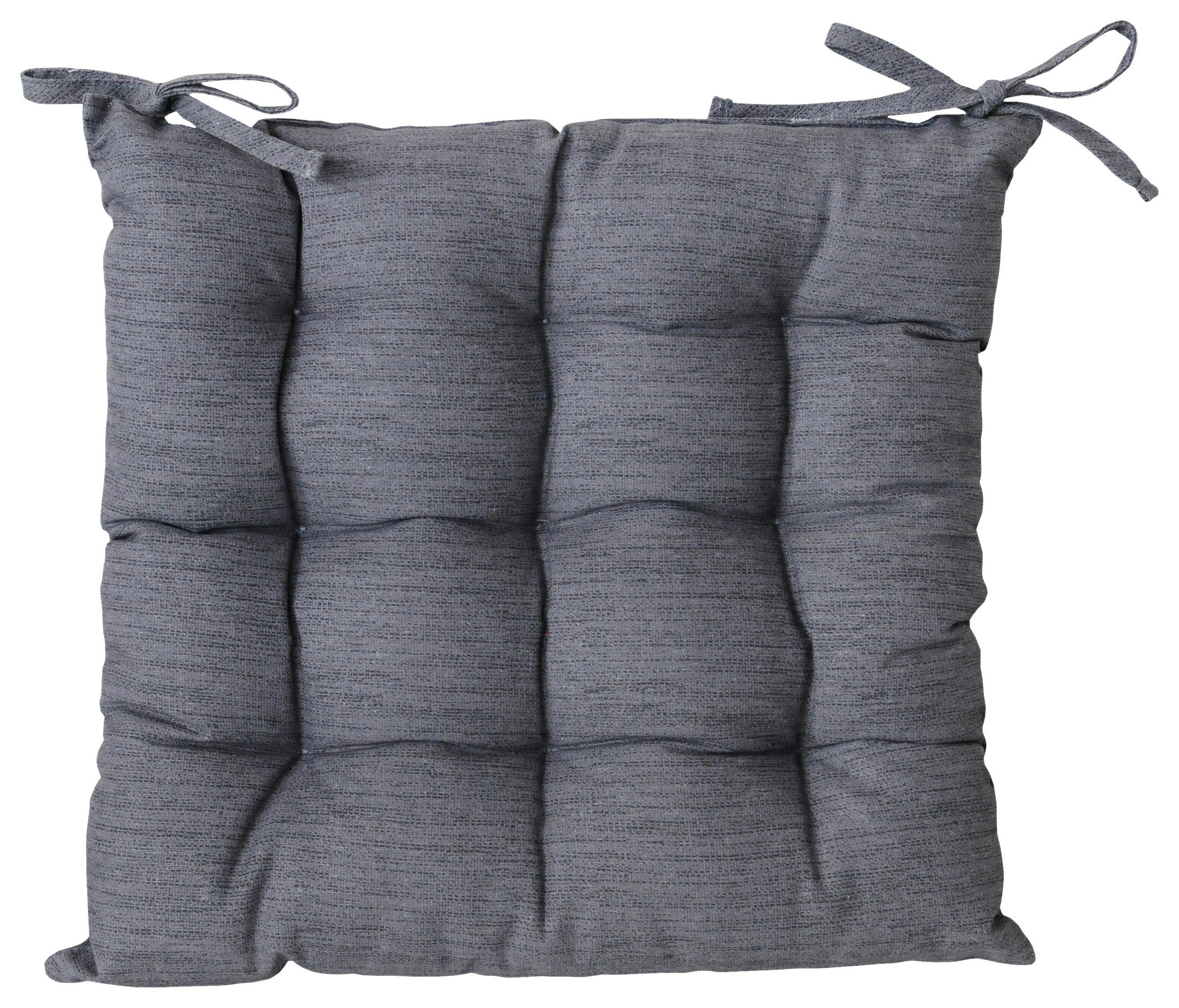 GARTENSITZKISSEN in Grau 40/40 cm  - Grau, Design, Textil (40/40cm)
